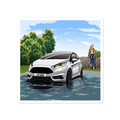 Bubble-free stickers - Cartoon My Car